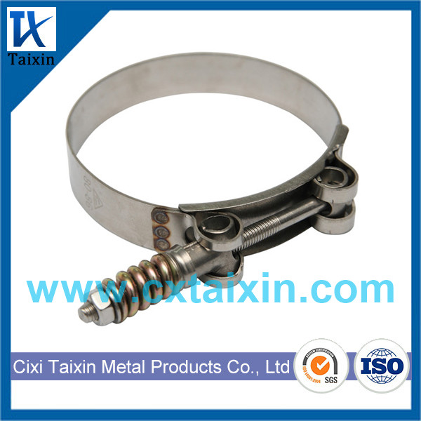 T型喉箍 - 带弹簧