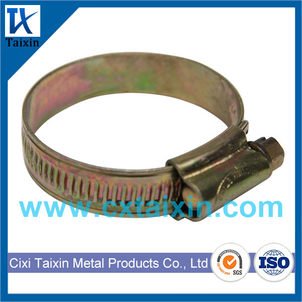 英式喉箍 - 铁镀黄锌