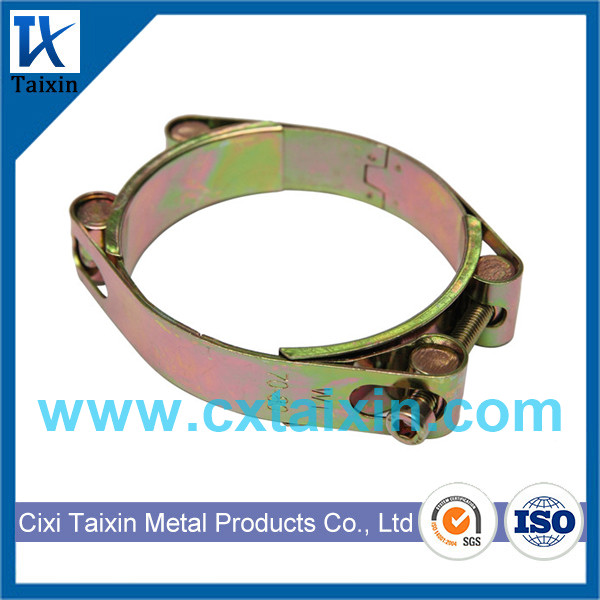 欧式双头强力卡箍 - 铁镀锌